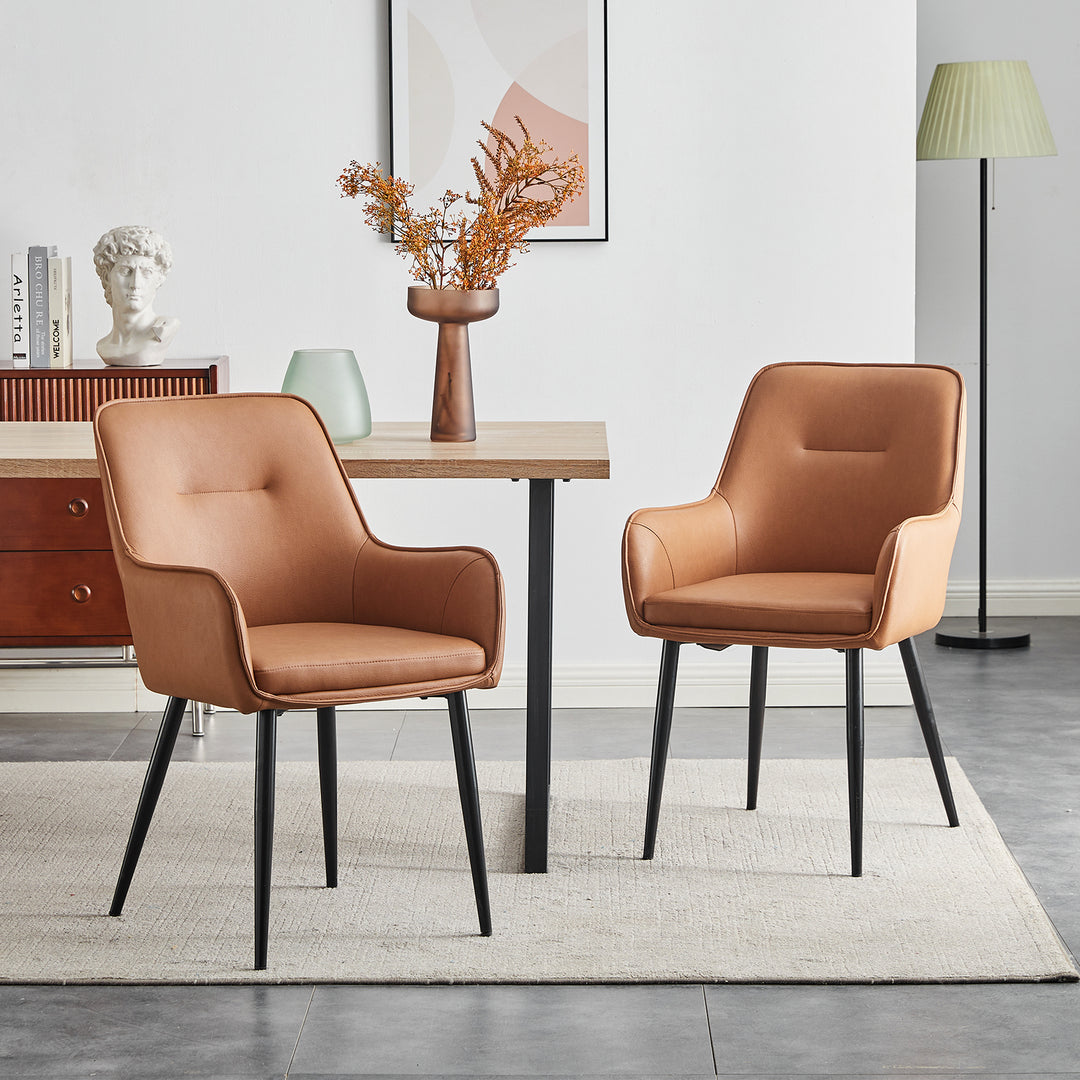 Maxine Dining Chairs [New Colors][PU Leather][set of 2]