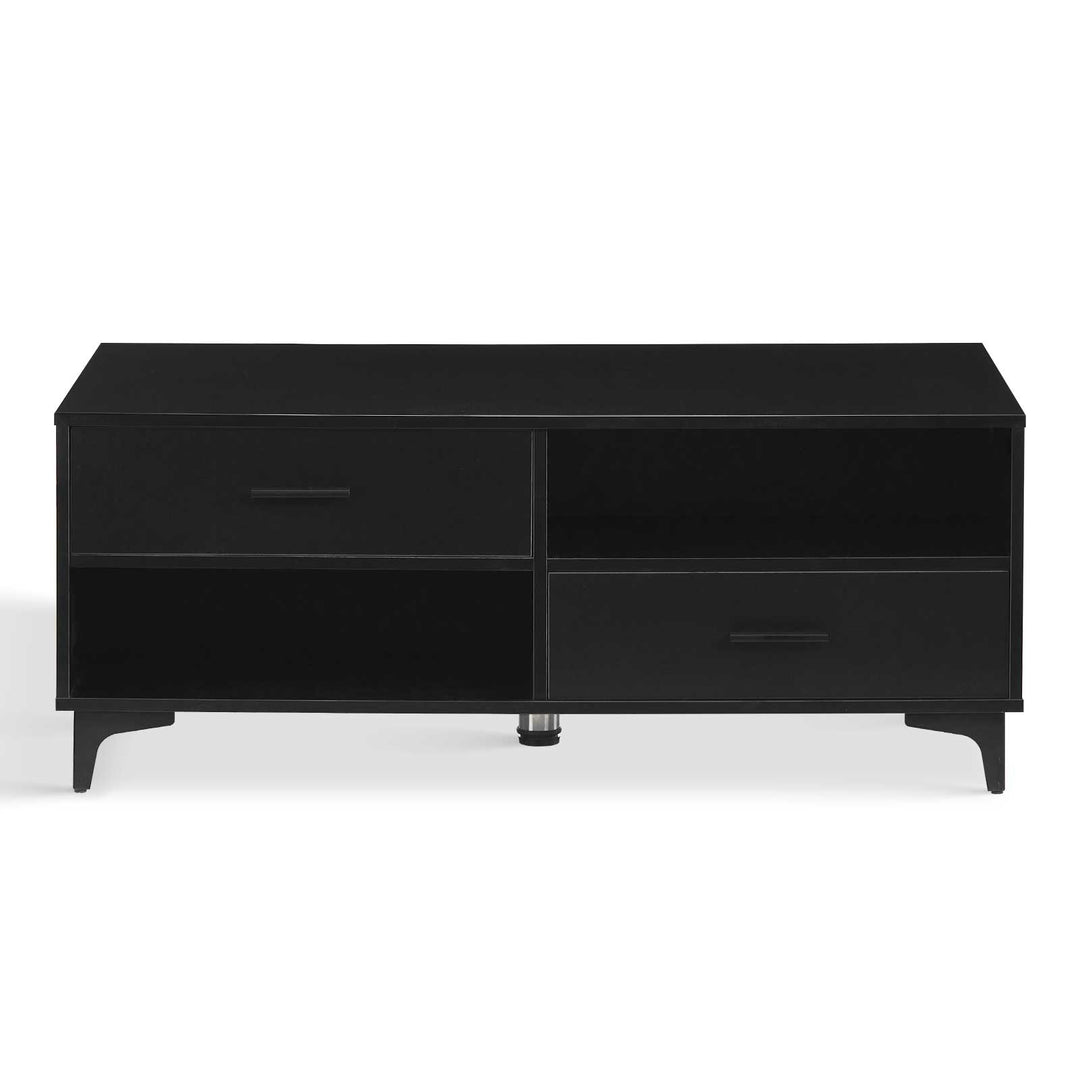 Adamo Stylish Coffee Table with Hidden Compartments and Open Shelf