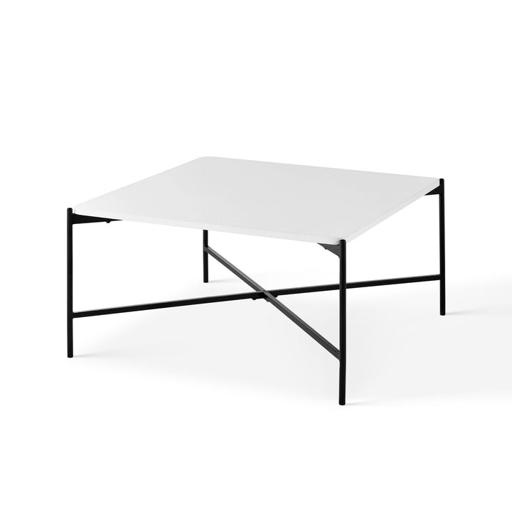 Arol 2-Piece High Gloss Square Nesting  Coffee Table Set