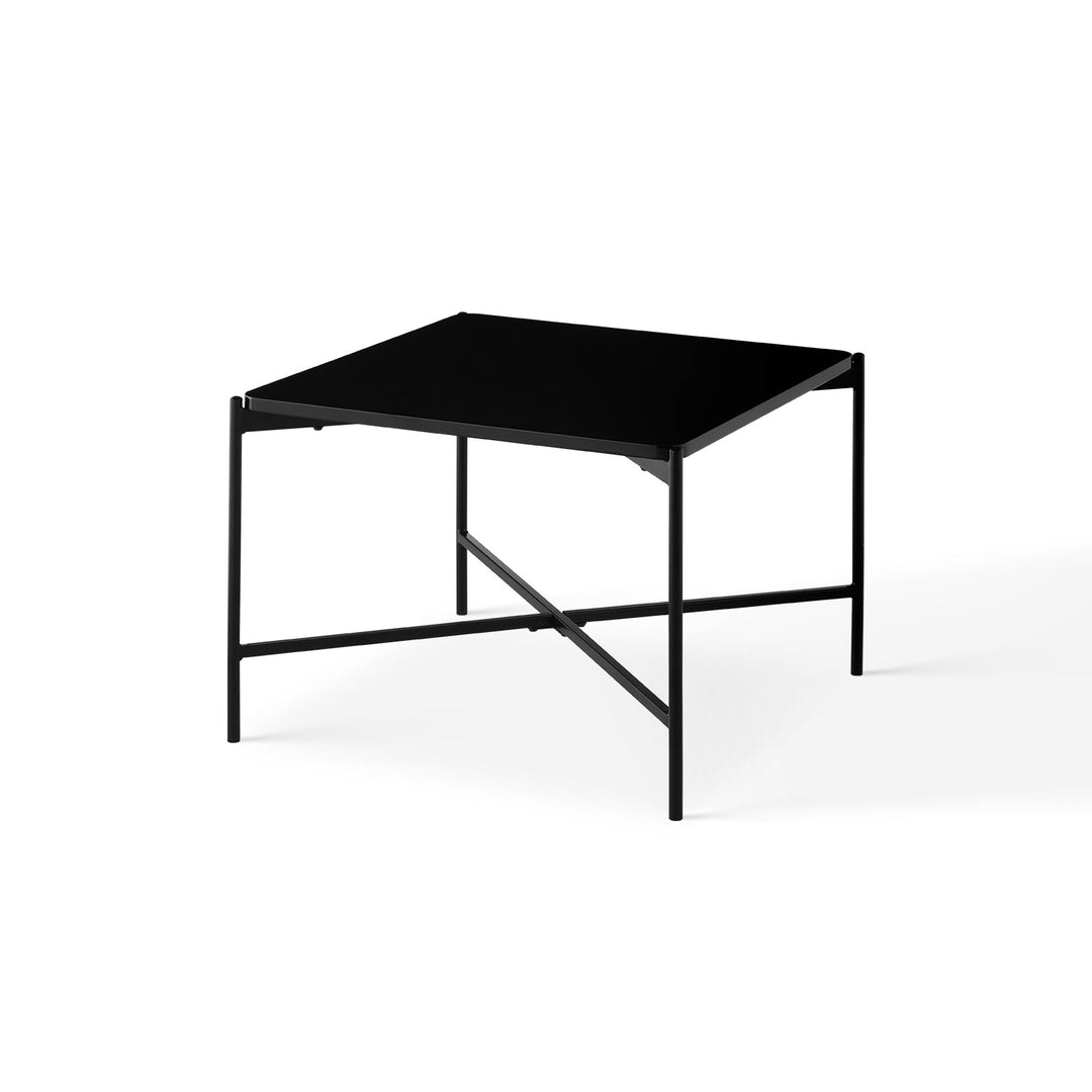 Arol 2-Piece High Gloss Square Nesting  Coffee Table Set