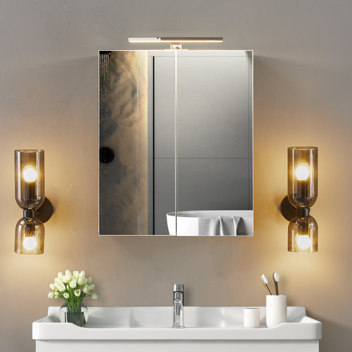 Eipper Bathroom Mirror Cabinet [with Headlight] [2 Doors]