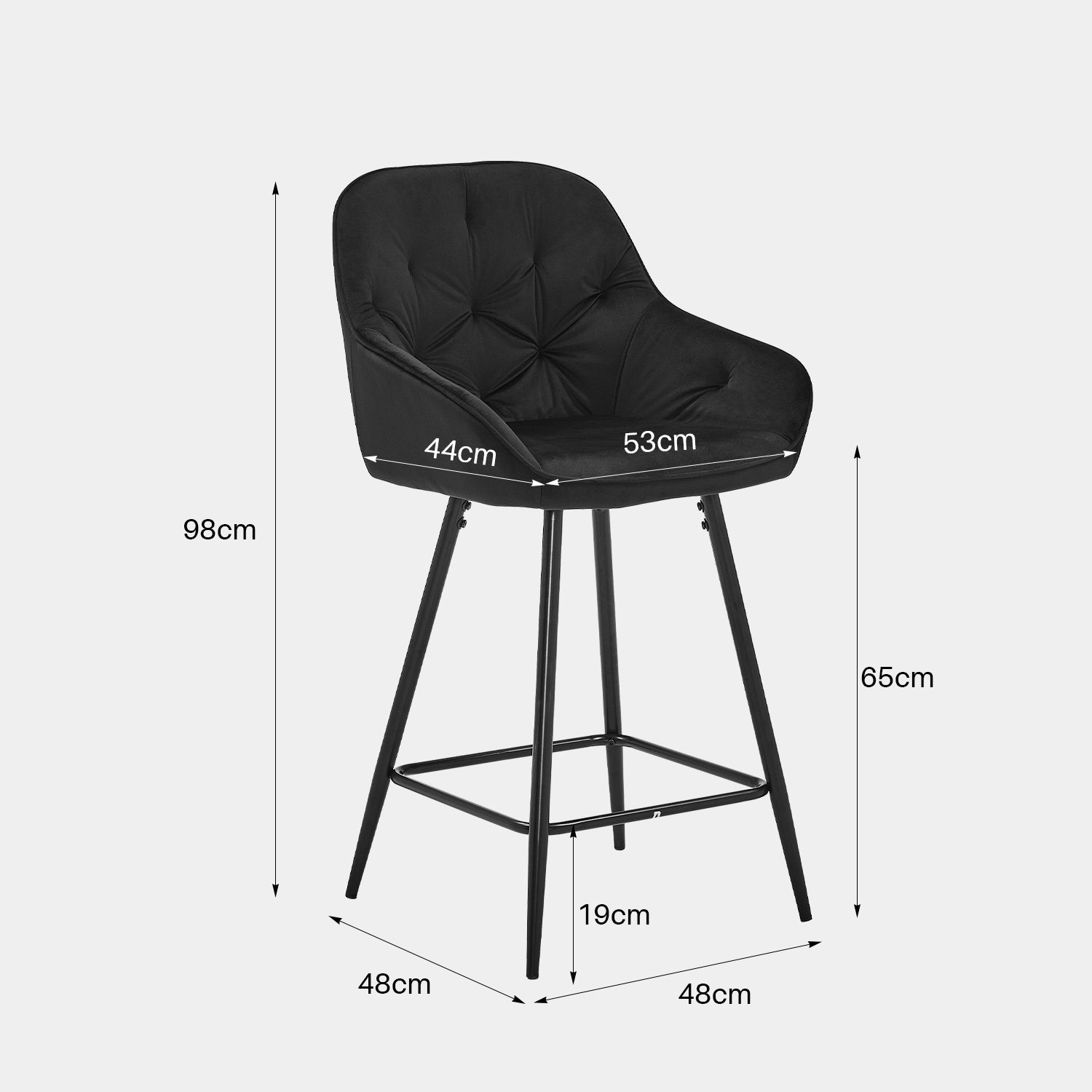 Bar stools deals 65cm seat height