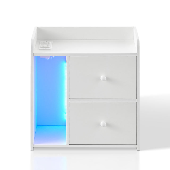 Carrelli Smart Bedside Table [RGB LED Lights]