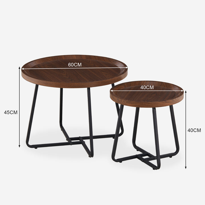 Cascia 2-Piece Nesting Coffee Table Set