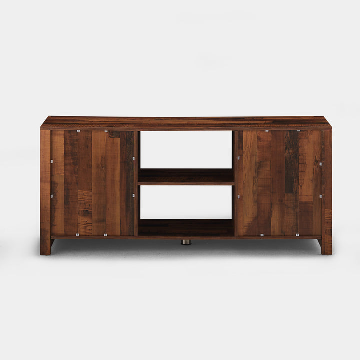 Idis Rustic Industrial Wood TV Stand