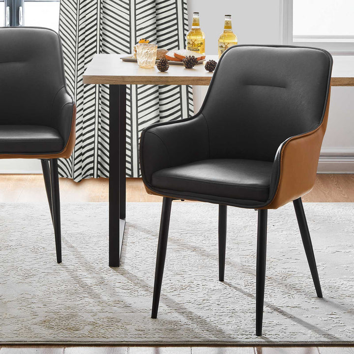 Maxine Dining Chairs [set of 4][PU Leather]