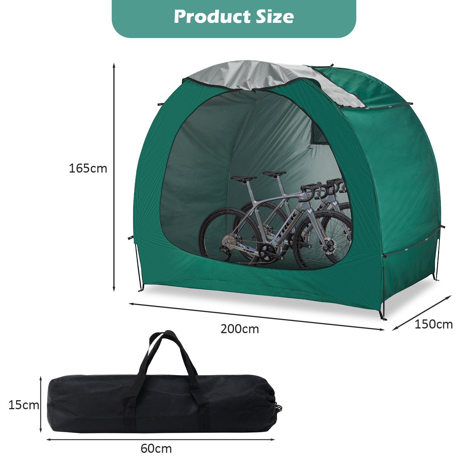 Pop up bike store storage