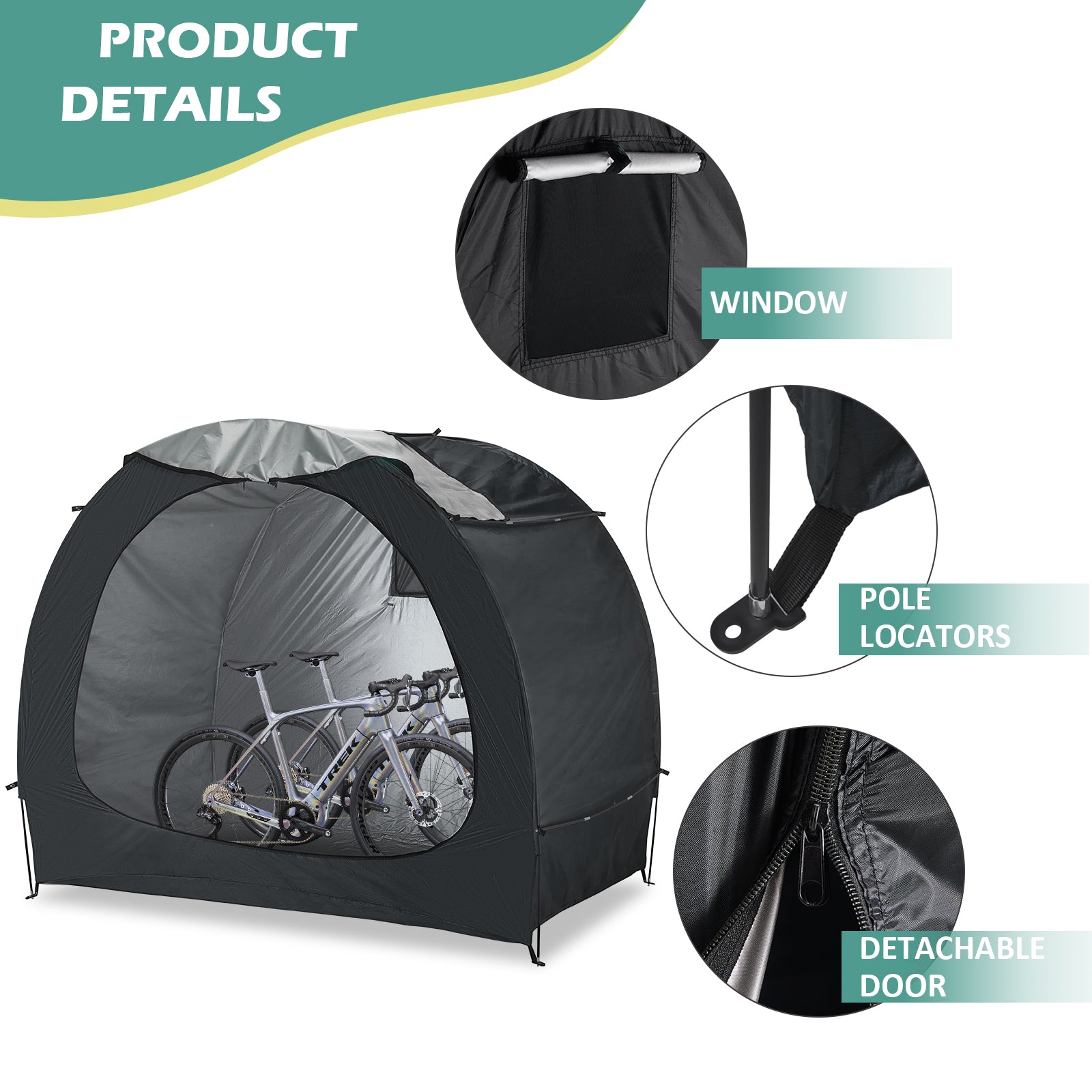 Aleko bike storage sales tent