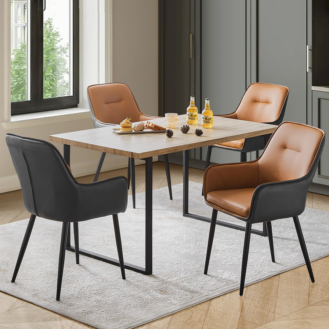 Maxine Dining Chairs [set of 4][PU Leather]