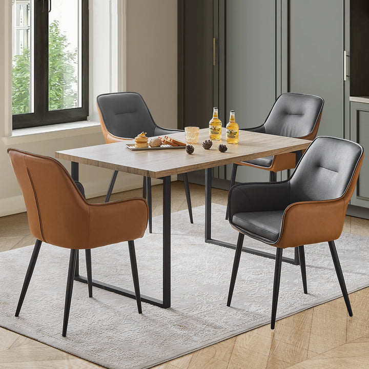 Maxine Dining Chairs [set of 4][PU Leather]