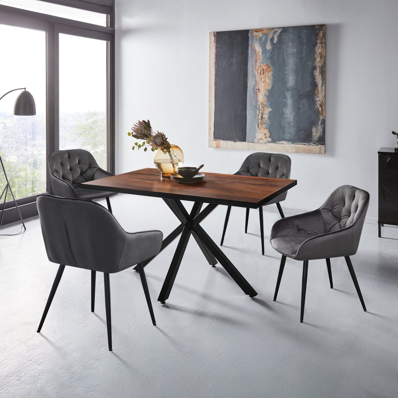 Pompey metal dining deals chairs