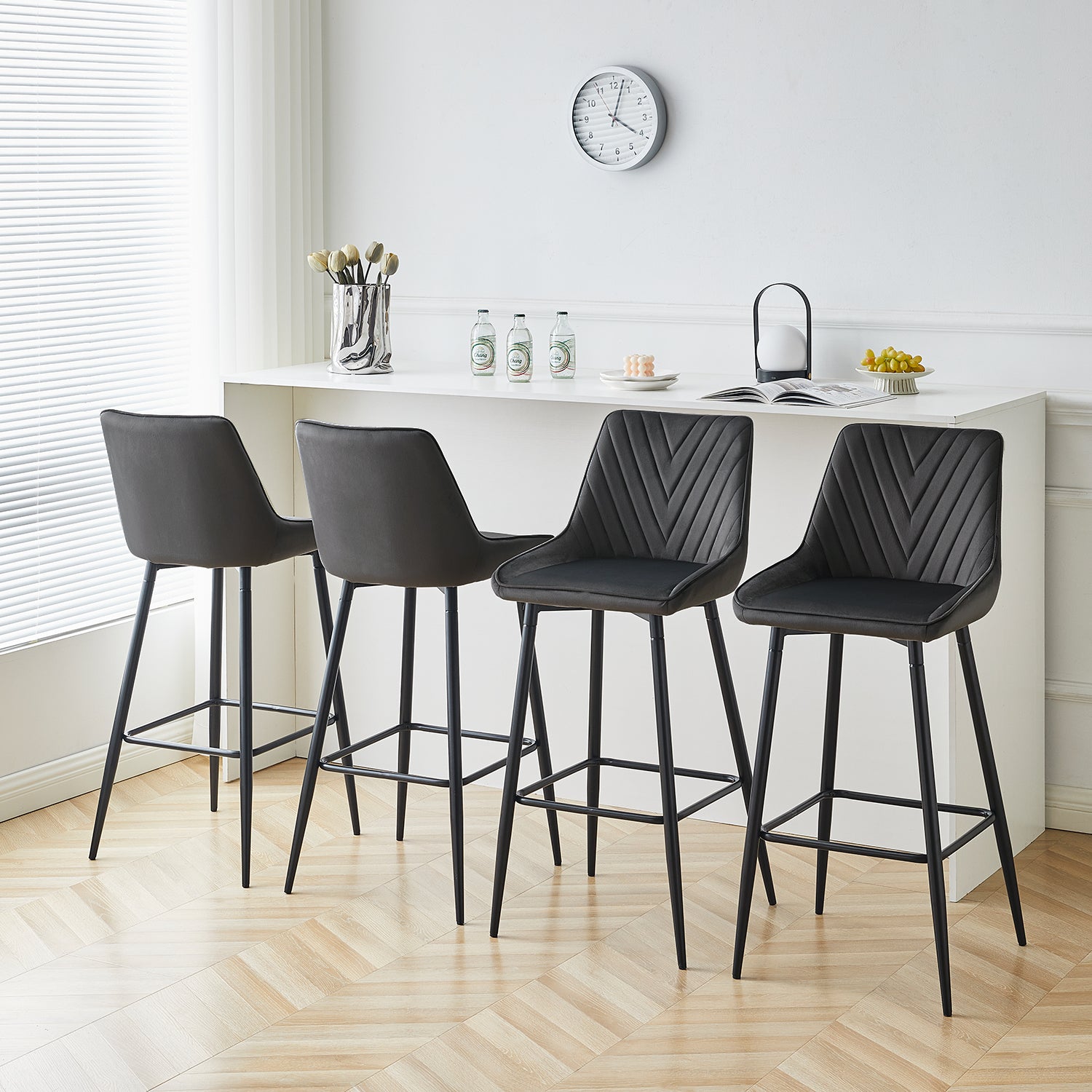 Bar stool deals chairs black