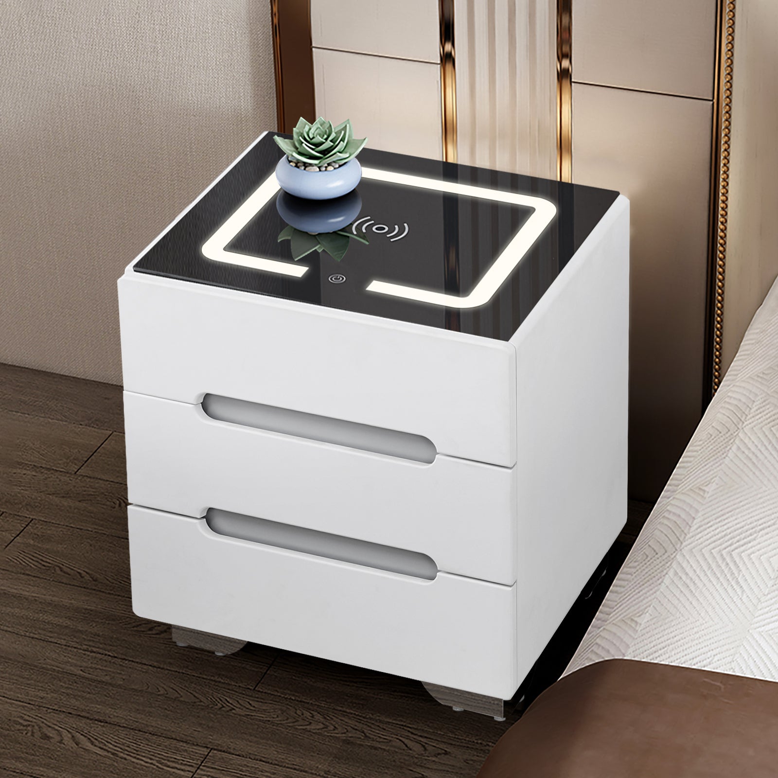 Modern 2024 charging nightstand